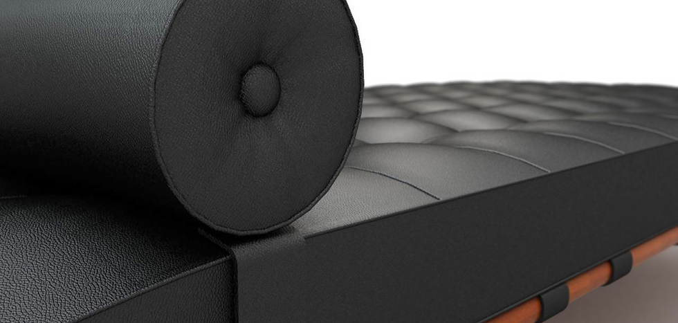 Buy City Daybed - Premium Leather Black 13229 in the United Kingdom