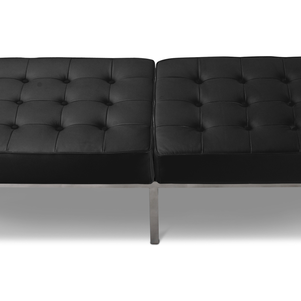 Buy Kanel Bench (3 seats) - Faux Leather Black 13216 at MyFaktory
