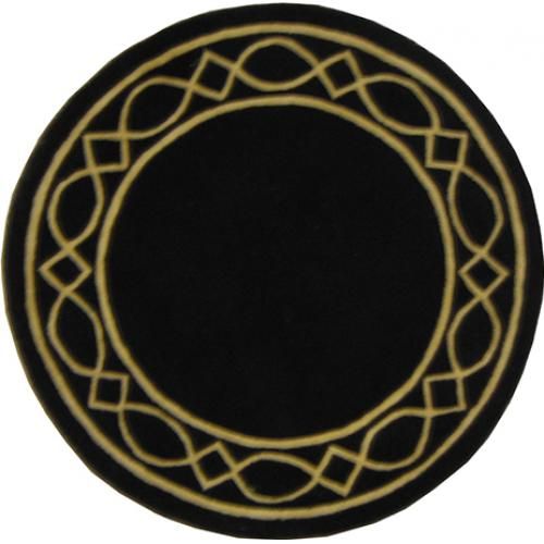  Buy Round Design Wool Rug - Erit Multicolour 58288 - in the UK