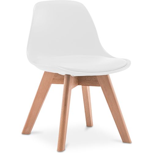  Buy Cushioned High Back Kids' Chair White 59872 - in the UK
