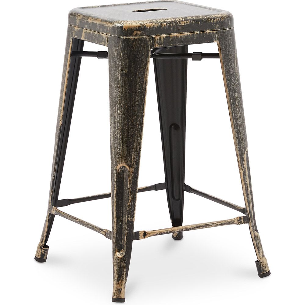 Buy Bar Stool Bistrot Metalix Industrial Design Metal - 60 cm - New Edition Metallic bronze 60122 - in the UK