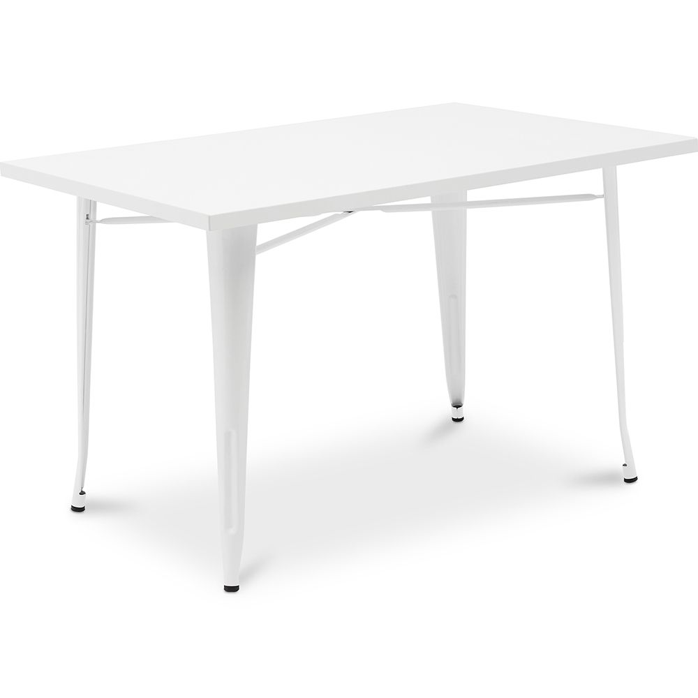  Buy Dining Table Bistrot Metalix style industrial Metal - 120 cm - New Edition White 60128 - in the UK