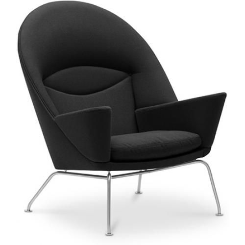  Buy Oculus Armchair - Fabric Black 57151 - in the UK