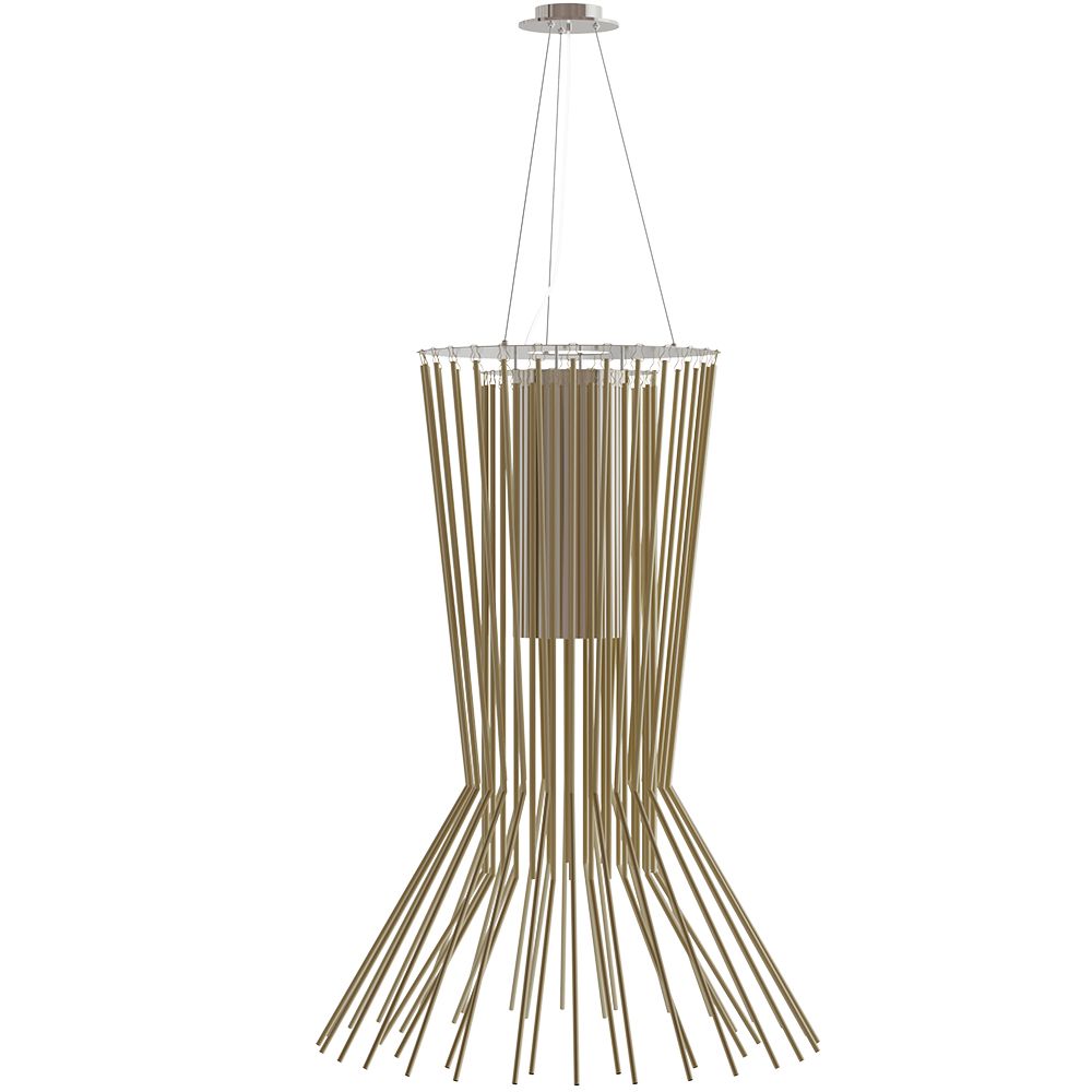  Buy Gold Ceiling Lamp - Design Pendant Lamp - Cosmo Gold 60394 - in the UK