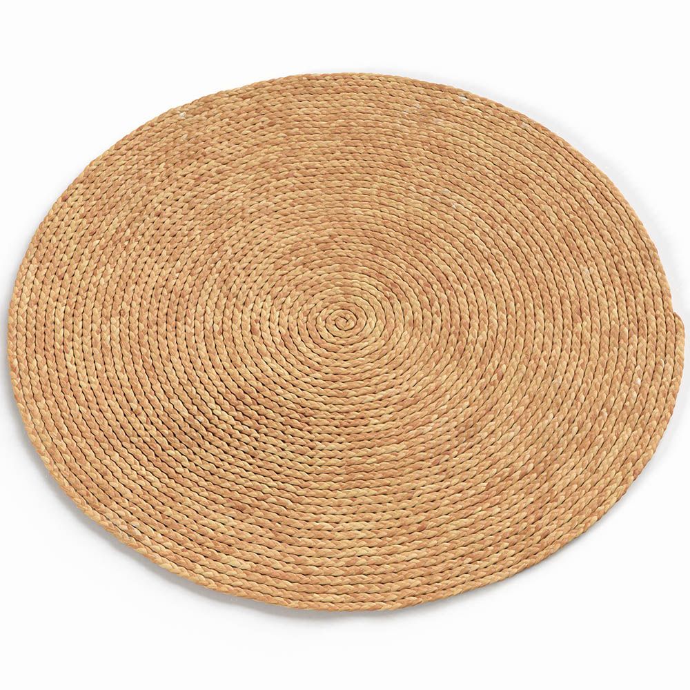  Buy Round Jute Rug - Boho Bali - 120 CM - Nisha Natural 61071 - in the UK