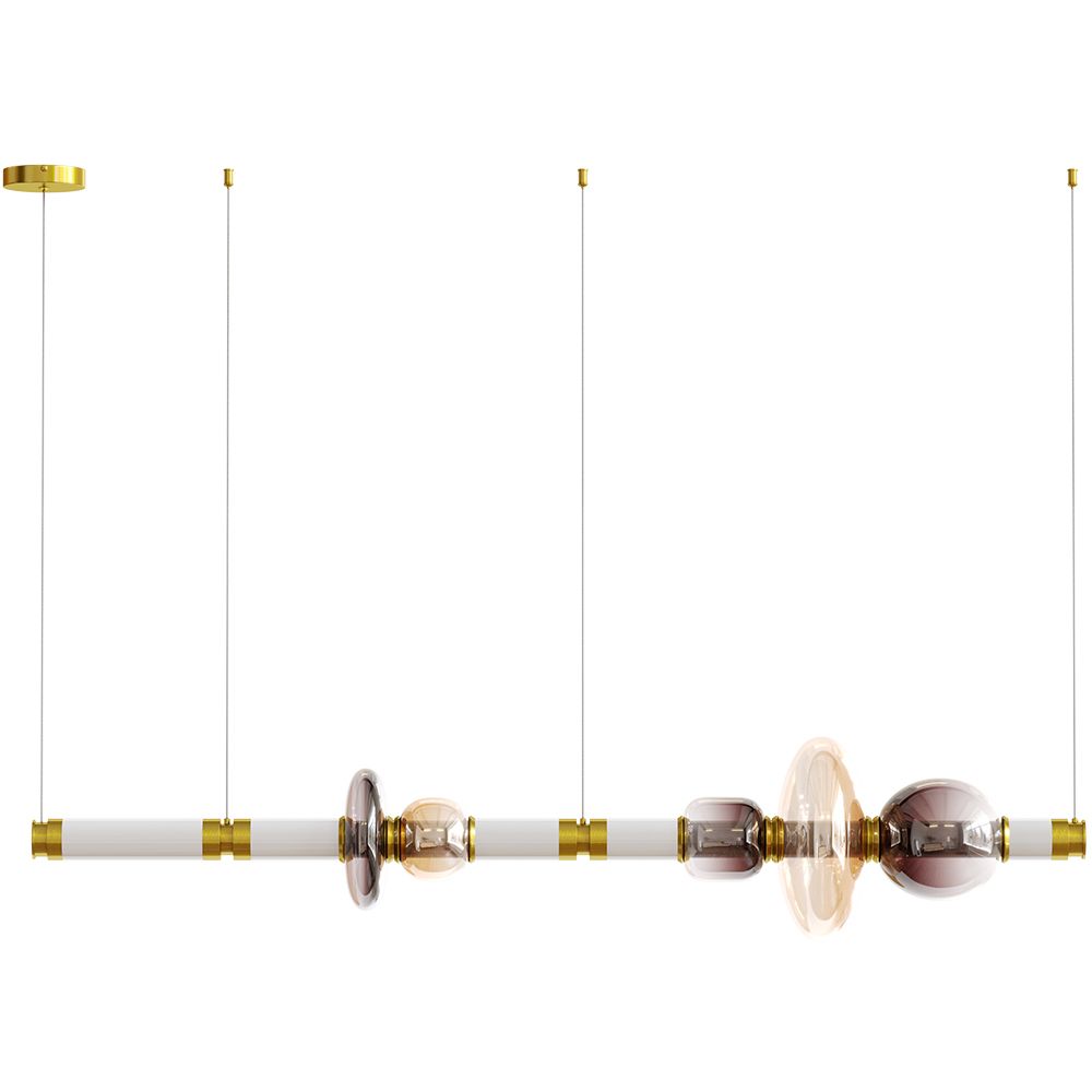  Buy Crystal Pendant Lamp - LED - Banton 120 CM Multicolour 61256 - in the UK