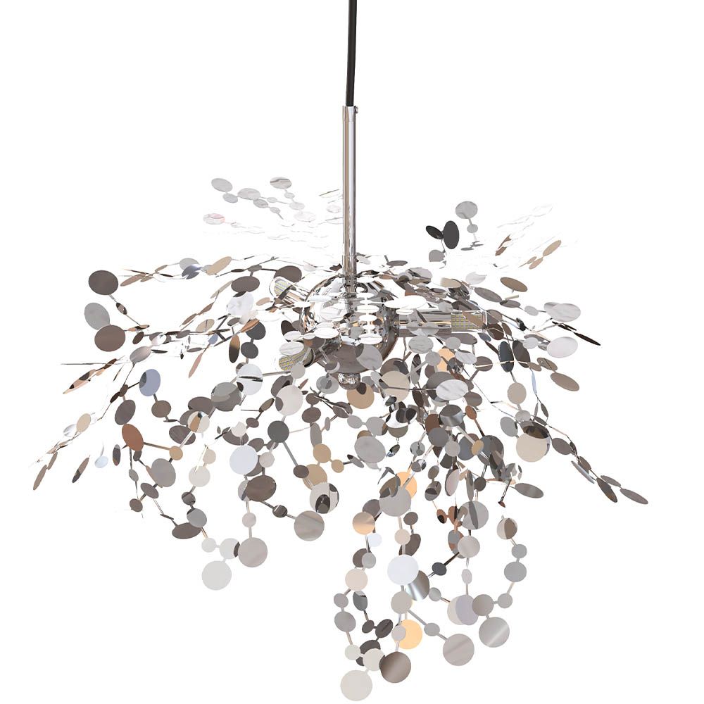  Buy Hanging Steel Lamp -  Spring Silver 61261 - in the UK