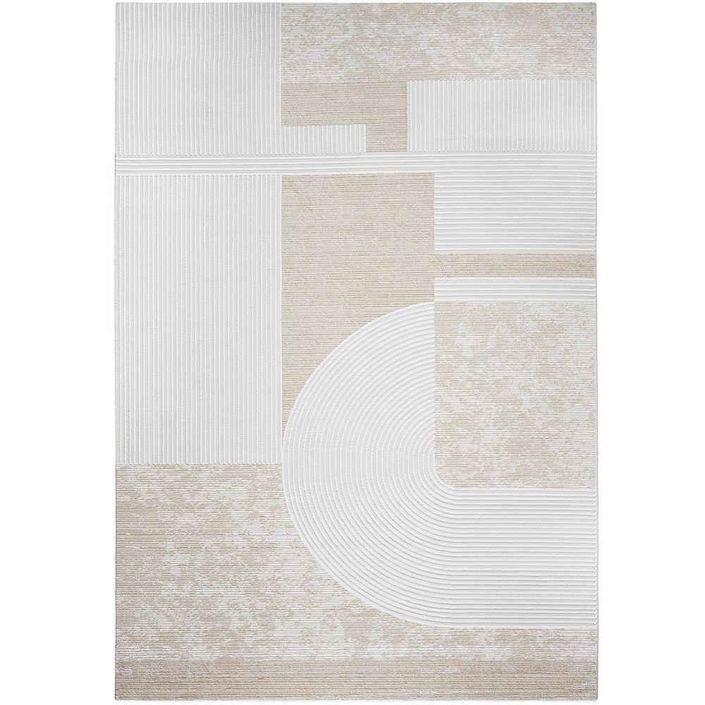  Buy Rug Large Contemporary Modern Design - Beige (290x200 cm) - Lesme Beige 61359 - in the UK