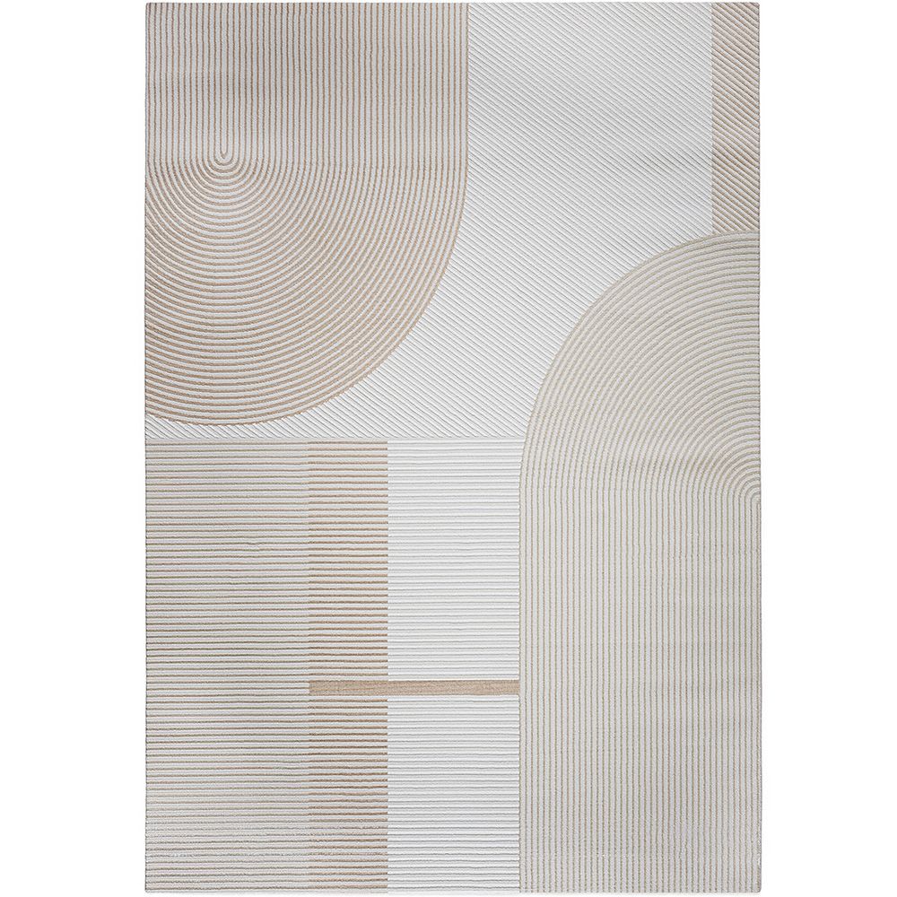  Buy Rug Large Contemporary Modern Design - Beige (290x200 cm) - Ancher Beige 61370 - in the UK