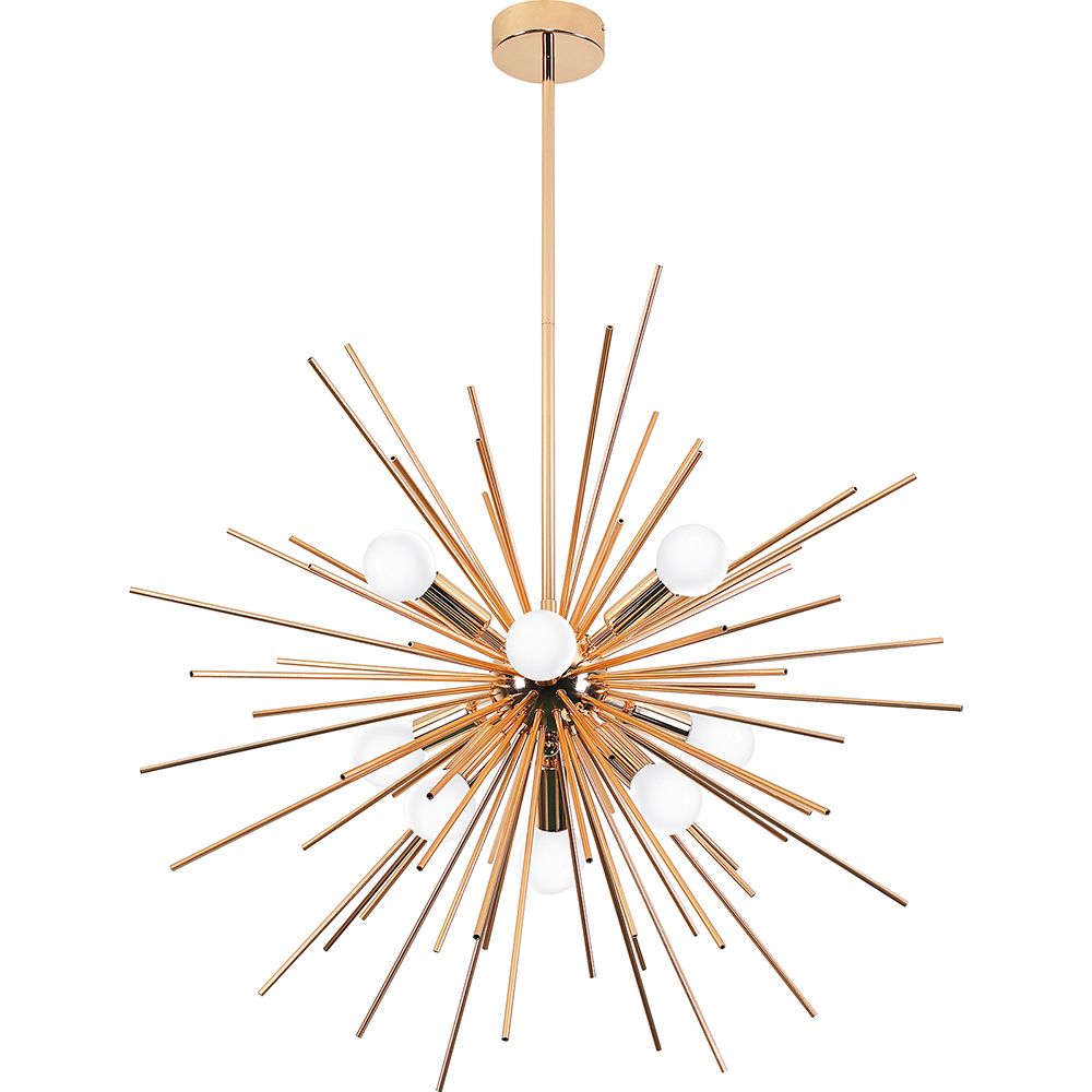  Buy Lydia 9 bulbs hanging lamp  - Metal Gold 59328 - in the UK