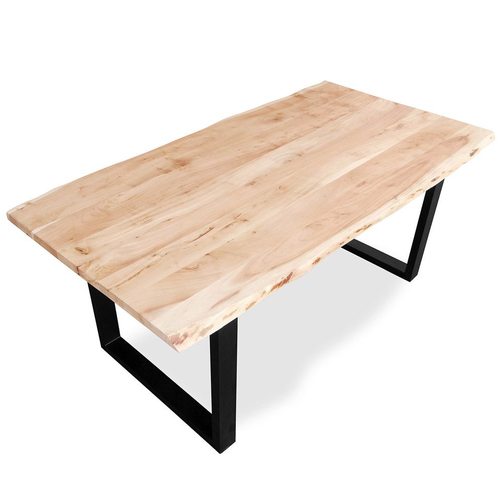 Buy Industrial solid wood dining table - Tyke Natural wood 59290 - in the UK