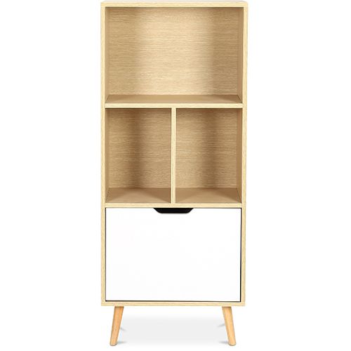  Buy Wooden Sideboard - Scandinavian Design - 4 compartments - Rion Natural wood 59647 - in the UK