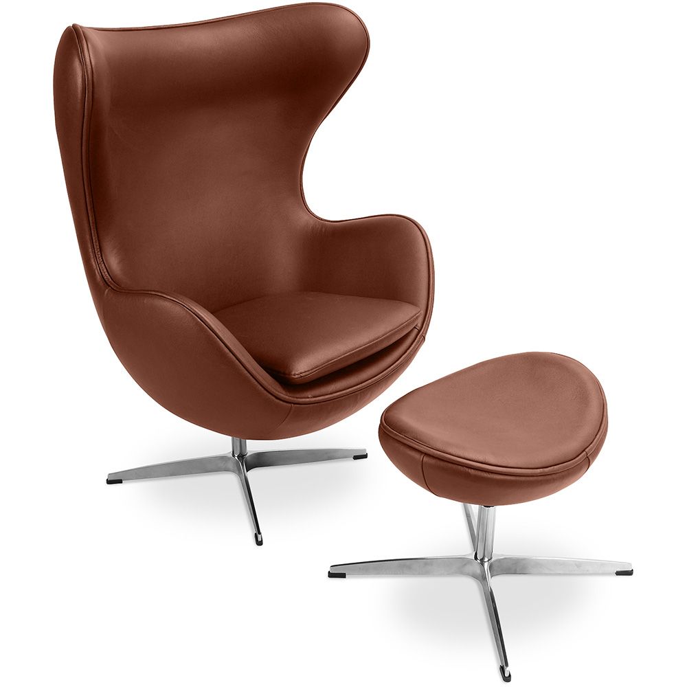  Buy Special Edition Bold chair with Ottoman - Premium Leather Vintage brown 13661 - in the UK