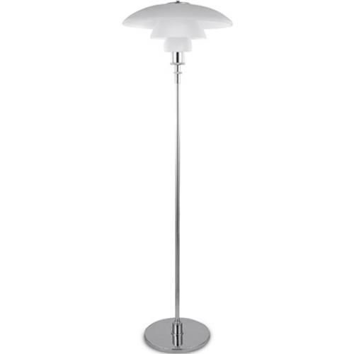  Buy PL 4/3 Floor Lamp - Steel and Glass Steel 15228 - in the UK