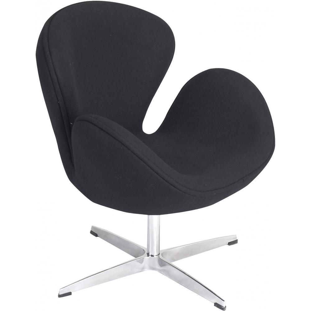  Buy Armchair with armrests - Fabric upholstery - Svinia Black 13662 - in the UK