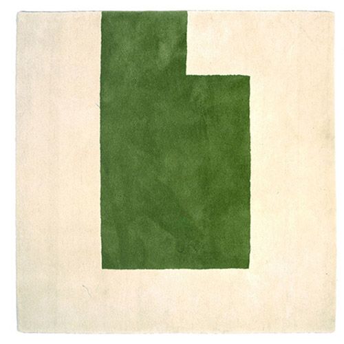  Buy Designer Wool Rug - Kilke Ivory / Green 38765 - in the UK