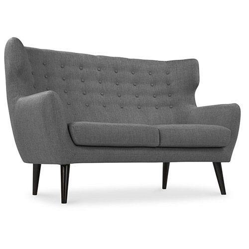  Buy 3-Seater Sofa Scandinavian Style - Thor Dark grey 58780 - in the UK