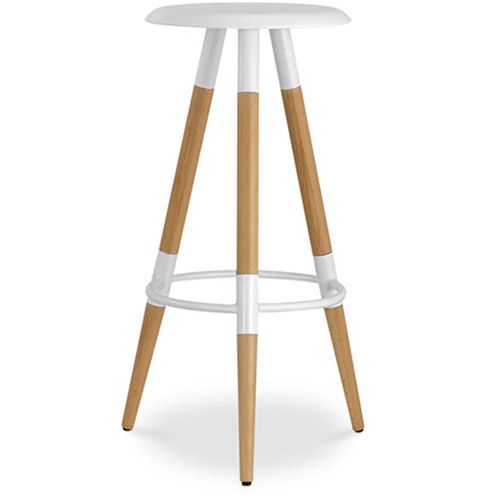  Buy Scandinavian style stool - Metal White 59144 - in the UK