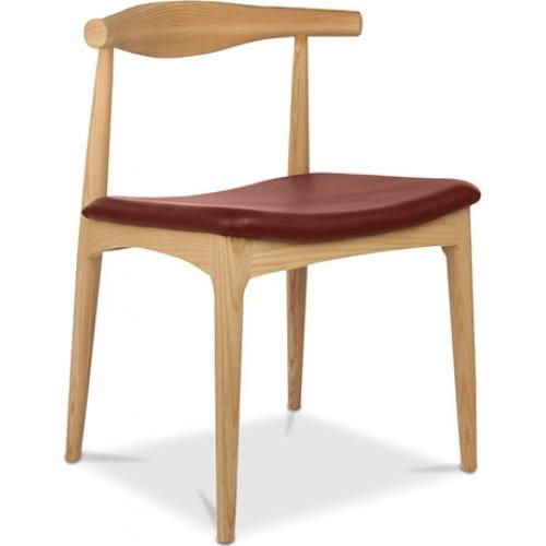  Buy Scandinavian design Chair CV20 Boho Bali - Premium Leather Chocolate 16436 - in the UK