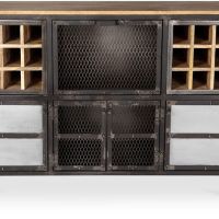 Wine Cabinet with Wheels - Industrial Design - Davo Steel 58585 photo 1 Buy Wine Cabinet with Wheels - Industrial Design - Davo Steel 58585 - in the UK