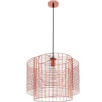 Wire Structure Hanging Lamp Rose Gold 59909 photo 1 Buy Wire Structure Hanging Lamp Rose Gold 59909 - in the UK