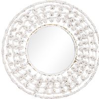 Wall Mirror - Boho Bali Round Design (60 cm) - Chiua White 60060 photo 1 Buy Wall Mirror - Boho Bali Round Design (60 cm) - Chiua White 60060 - in the UK