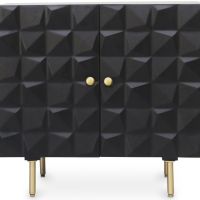 Wooden Design Sideboard - Black - Yab Black 60372 photo 1 Buy Wooden Design Sideboard - Black - Yab Black 60372 - in the UK