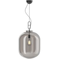 Glass pendant light in modern design, metal and glass - Crada - Big Smoke 60403 photo 2 Buy Glass pendant light in modern design, metal and glass - Crada - Big Smoke 60403 - prices