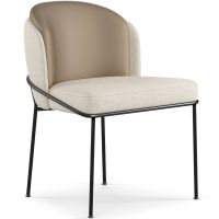 Dining Chair - Upholstered in Fabric - Ruma Beige 60699 photo 1 Buy Dining Chair - Upholstered in Fabric - Ruma Beige 60699 - in the UK