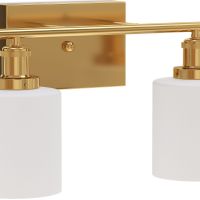 Wall Lamp Aged Gold - 2-Light Wall Sconce - Jhana Aged Gold 60684 photo 1 Buy Wall Lamp Aged Gold - 2-Light Wall Sconce - Jhana Aged Gold 60684 - in the UK