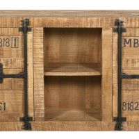 Wooden Sideboard - Industrial Design - 2 doors - Tunker Natural wood 58890 photo 1 Buy Wooden Sideboard - Industrial Design - 2 doors - Tunker Natural wood 58890 - in the UK