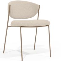 Dining chair - Upholstered in Bouclé Fabric - Vara Ivory 61150 photo 3 Buy Dining chair - Upholstered in Bouclé Fabric - Vara Ivory 61150 at MyFaktory