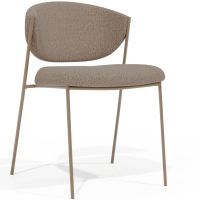 Dining chair - Upholstered in Bouclé Fabric - Vara Taupe 61150 photo 4 Buy Dining chair - Upholstered in Bouclé Fabric - Vara Taupe 61150 in the United Kingdom