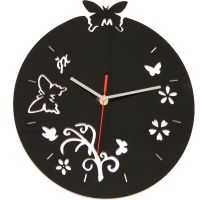 Butterflies and Flowers Wall Clock Unique 54918 photo 1 Buy Butterflies and Flowers Wall Clock Unique 54918 - in the UK