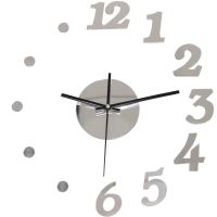 Half Way Wall Clock Silver 58202 photo 1 Buy Half Way Wall Clock Silver 58202 - in the UK