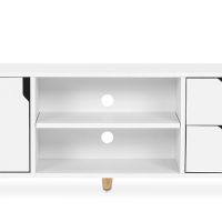 Wooden TV Stand - Scandinavian Design - Wiam White 59663 photo 1 Buy Wooden TV Stand - Scandinavian Design - Wiam White 59663 - in the UK