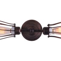 Edison Chandelier Cage Wall Lamp - Carbon Steel Black 50872 photo 1 Buy Edison Chandelier Cage Wall Lamp - Carbon Steel Black 50872 - in the UK