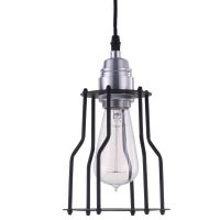 Retro Ceiling Lamp - Cage Design Pendant Lamp - Jula Black 50867 photo 1 Buy Retro Ceiling Lamp - Cage Design Pendant Lamp - Jula Black 50867 - in the UK
