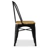 Buy Bistrot Metalix Chair Square Wooden - Metal White 32897 at MyFaktory