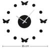 Buy 4 Butterflies Wall Clock Unique 54920 - in the UK