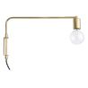 Buy Golden wall lamp - Soriel Gold 59029 - in the UK