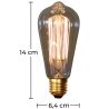 Buy Edison Squirrel filaments Bulb Transparent 50774 at MyFaktory
