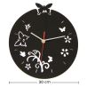 Buy Butterflies and Flowers Wall Clock Unique 54918 at MyFaktory