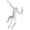 Buy Hanging Monkey design wall lamp - Resin White 59223 in the United Kingdom