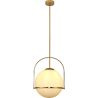 Buy Anette pendant lamp - Metal and crystal Gold 59329 - prices