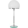 Buy Bauha Desk Lamp - Chrome Copper/Opal Glass White 13292 - in the UK
