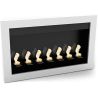 Buy Contemporary Wall-Mounted Ethanol Fireplace - VPF-FD50-WHITE White 17140 - in the UK