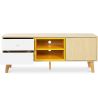 Buy Wooden TV Stand - Scandinavian Design - Erica  Yellow 59657 - prices