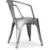 Buy  Bistrot Metalix chair with armrests New Edition - Metal Industriel 59809 with a guarantee