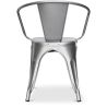 Buy  Bistrot Metalix chair with armrests New Edition - Metal Industriel 59809 - in the UK